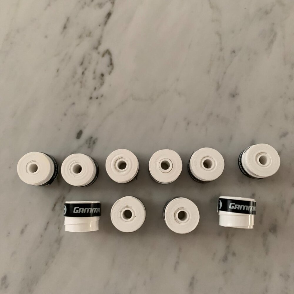 Gamma Supreme Overgrip  10 Grips White Tennis Pickleball Golf – BRAND NEW